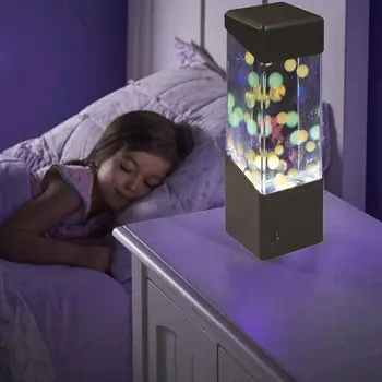 Medúzy LED Nočné Svetlo Elektrické Animovaný Medúzy Čítanie Modernej Zmena colorTable Lampa