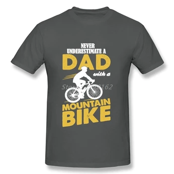 Plus Veľkosť Mužov Rocková Kapela T Shirt Horské Bicykle Graith Otec Darček Jar pre Mužov Vlastné T-košele pre Dospelých Leto, Bavlna Kolo Krku