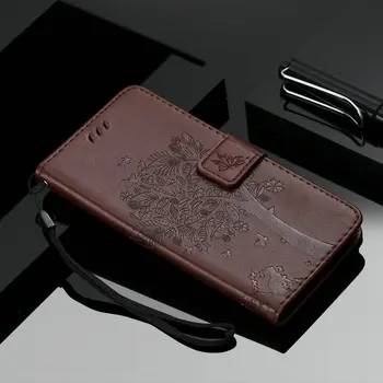 Česť 9S Česť 9 S S9 VYHĽADÁVANÉ-LX9 Ochranné puzdro 3D Razba Peňaženky Funda pre Huawei Honor 9S Prípade Honor9S Flip Cover Shockproof