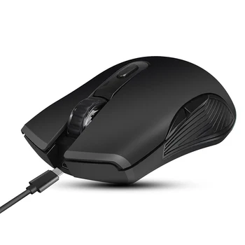 Bezdrôtová Herná Myš 2.4 G Bezdrôtové Nabíjanie Ergonomické Nosenie-odolná Myš NK-Nakupovanie
