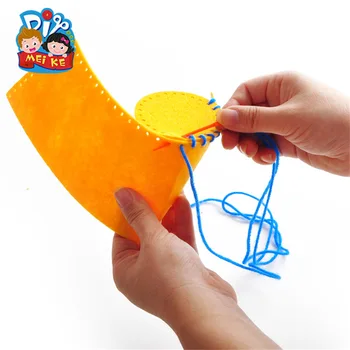 Ručné diy Črepníkové Kytice Materiál Package Remesiel Deti Simulácia Šitie Črepníkové Škôlka detské Hračky