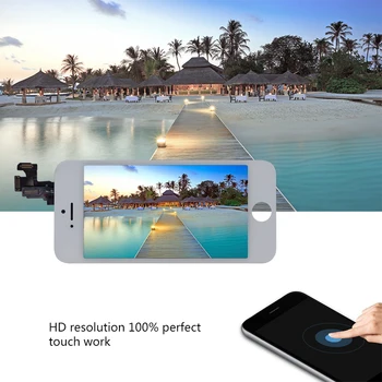 20PCS/VEĽA EFaith Celý Set Displej Pre iPhone 5C Dotykový LCD Displej Digitalizátorom. Nahradenie Frontcamera & Homebutton