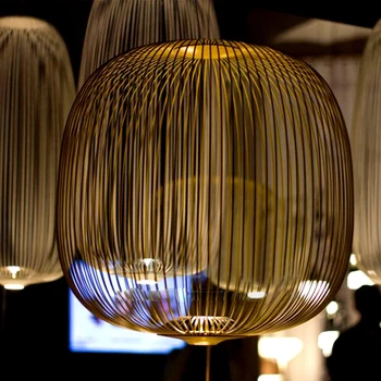 Nordic Led foscarini pozastavenie light Designer Loft lustre pre kuchyne, obývacie Kávy birdcage luster Domova