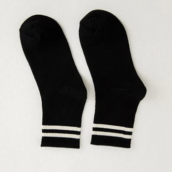 Dámske Bavlnené Polovice Trubice Ponožky Módne Farbou Priedušná Športové Ponožky