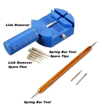 144 Ks Nastaviť Hodinky Repair Tool Watch Box, Držiak Pin Odstraňovač Jar Pásy Repair Tool Kit pre Hodinárov