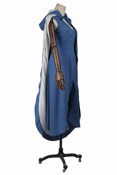 Vysoká Kvalita Daenerys Targaryen Cosplay Kostým Modré Šaty, Plášť Akejkoľvek Veľkosti Zákazku Halloween Šaty