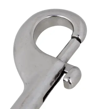 5 ks 304 Nerezovej Ocele 105mm Strieborné Spony Koleso Otočné-Oko Skrutka závesných Hákov pre bezpečnostné pracky Keychain Popruh, kábel kravatu-mínusy