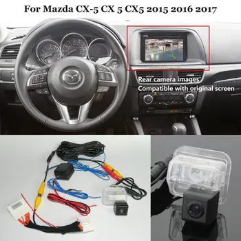 Yeshibation parkovacia Kamera Pre Mazda CX-5 CX 5 CX5 2016 2017 Pripojiť Pôvodné Obrazovke Kompatibilného / Parkovacia Kamera