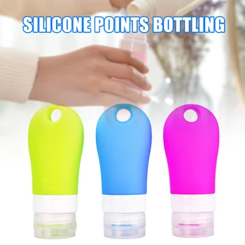 Prenosný Mini Silikónových Fľaša Moja Naplniteľné Fľaše Cestovné Krém Body Shampoo Kontajner J99St