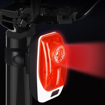Cyklistické Svetlo Na Bicykel Zadné Svetlo S Usb Nabíjateľné Nepremokavé, Ľahké Jazda Na Bicykli Tvorivé Zadné Svetlo Bezpečnostné Výstražné Svetlá