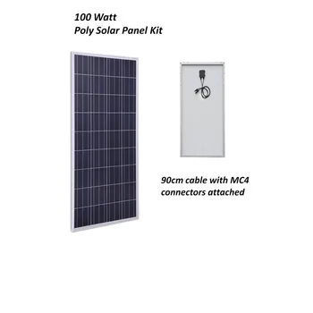 300w Solárny Panel Polykryštalických solárnych panelov systém auta: w/30A LCD solárny regulátor nabíjania, solárny kábel, Z držiaka