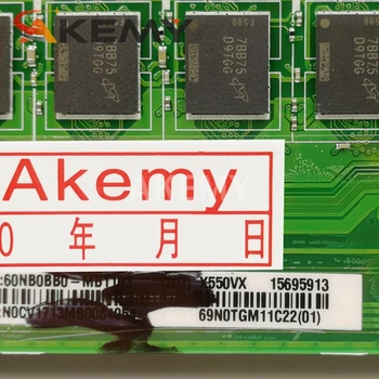 AKEMY X550VX Notebook základná doska Pre Asus X550VX X550V pôvodnej doske 4 GB-RAM I7-6700HQ GTX950M-4GB