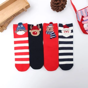 Ženy Santa Claus Deer/Líška/Medveď/Psa Zime Vianoce Ponožky Pohodlný Tepelne Bavlnené Ponožky