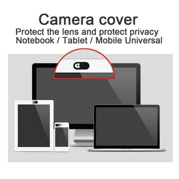 Veľkoobchod Webcam Kryt Uzávierky Magnet Jazdca Plastové Webovú Kameru Pre Ipad/Telefón/Web/Laptop Ochrany Osobných Údajov Nálepky