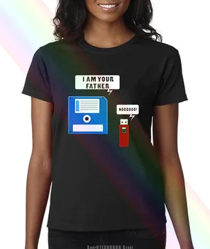 2018 Nové Mens T tričko Usb Disketovej Zábavné Geek tričko Počítač Blbecek Bavlna Voľné Pánske tričko Darček