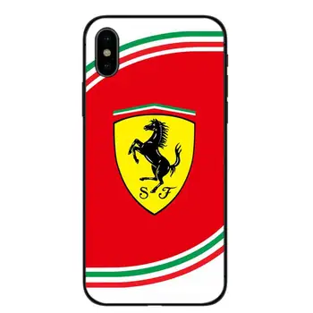 Športové Auto Ferrari Telefón puzdro pre iphone 11 PRO MAX coque TPU fundas pre iphone 8 7 PLUS XR X XS 6S SE 2020 kryt