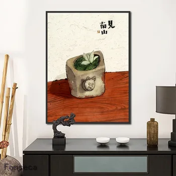 Čínsky Štýl Klasického 24 Solárne Podmienky Obrázok na Stenu Umelecké Plátno Maliarske Dekoračné Modulárny Plagáty a Tlačí na Obývacia Izba