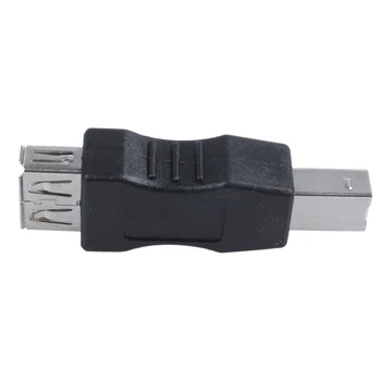 Tlačiareň USB adaptér typ ženy - typ B samec black silver tone