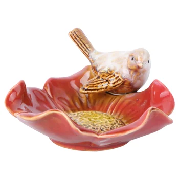 1Pc Keramické Vtáčie Krmítko Dekoratívne Popolník pre Domácnosť Ornament Mydlo Box Dekor