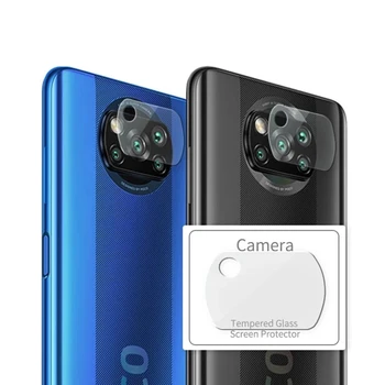 2-v-1 Ochranné Sklo Displeja Pre Xiao Poco X3 NFC M3 F2 Pro Tvrdeného Chránič Objektív Fotoaparátu na Film na Xiao Mi Poco M3 F2pro