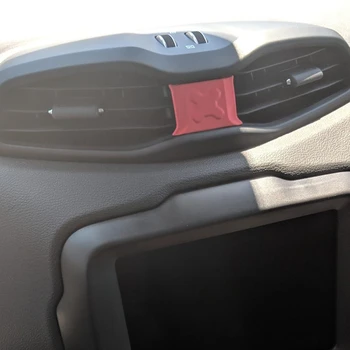ABS Červená Air Vent Výbava Kryt Kryt Interiérové Doplnky Diely na Jeep Renegade AŽ 2016