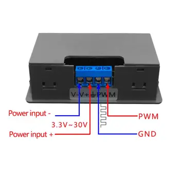 XY-PWM1 Generátora Signálu Modul Nastaviteľné PWM Impulzov Frekvencie zapnutia Square Wave 62KC
