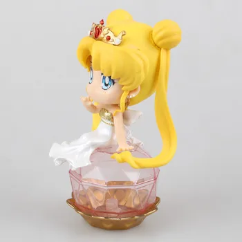 11 cm Anime Krásne Sailor Moon Crystal Svadobné Šaty Princezná Tsukino Usagi Diamond Ver. PVC Akcie Obrázok Modelu Dropshipping Hračka