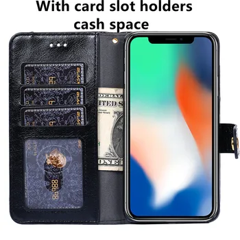 PU kožené multifunkčná peňaženka telefón prípade držiteľa karty pre OPPO Realme X50 Pro 5G/OPPO Realme Q phone bag stojan, puzdro fundas