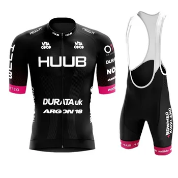 2020 nové HUUB mtb cyklistické dresy nastaviť pro team pánske letné nastaviť maillot ciclismo cyklistické oblečenie nohavice s náprsenkou 9d gél šortky ropa de hombre