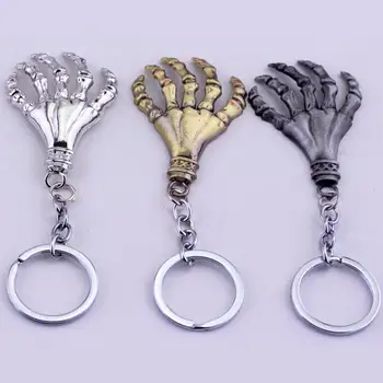 Dongsheng Walking Dead Zombie Palm Packa Keychain Hot Film Šperky Kovový Krúžok na kľúče Keyring Pre Mužov