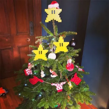 Hviezda Vianočný Stromček Vňaťou 3D Päť-bod Star Tvar Vianočný Strom Dekorácie Pre Domov šťastné a Veselé Vianoce, Nový Rok, písací Stôl Ornament
