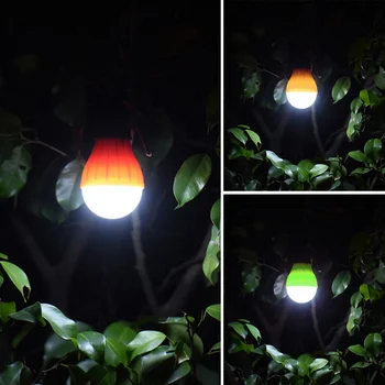 Prenosné Kemping Vonkajšie Závesné 3 LED Camping Svietidla Mäkké Svetlo LED Tábor Svetlá, Žiarovky Lampy pre Camping Stan Rybolov