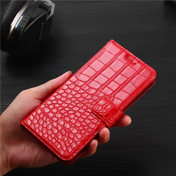 Telefón puzdro na Huawei P40 Lite 5G Prípade Peňaženky Krokodíla Textúry Kože Knihy Dizajn Telefónu Coque Capa S Popruh Držiteľov Karty