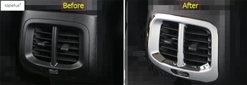 Lapetus vnútorné Opravy Kit Pre Jeep Cherokee - 2020 Chrome lakťová opierka Zadné Okno Vzduchu AC Prieduch Zásuvky Rám, Kryt Výbava Príslušenstvo