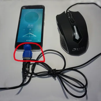 7pcs Mini Robot Tvar Android Micro USB Na USB 2.0 Prevodník USB OTG Kábel, Adaptér pre Tablet PC pre Samsung S3 S4 S5 Pre Xiao
