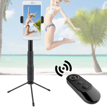 Nové Tlačidlo Uvoľnenia Spúšte Fotoaparátu Radič Adaptér pre Selfie Príslušenstvo Foto Ovládanie Bluetooth Diaľkové Tlačidlo pre Selfie