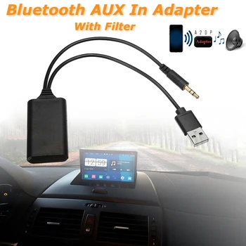 Auto 12Pin 3,5 mm Bluetooth Modul Bezdrôtového Rádiového modulu AUX Adaptér o Kábel pre Peugeot 207 307 308 407 Citroen C2, C3 RD4
