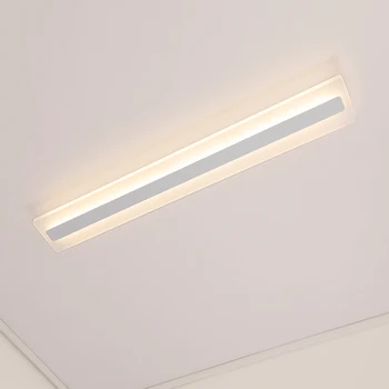 Dlho-tvarované stropné svietidlo moderný minimalistický LED spálňa akryl stropné svietidlo štúdia lampa obývacia izba, predsieň, vstup svietidlá led