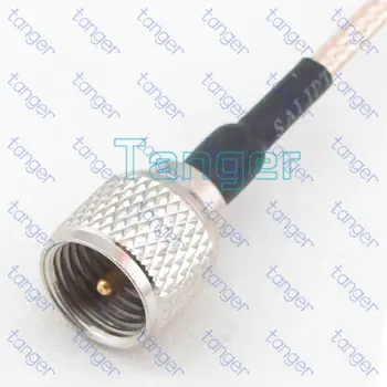 Hot Predaj BNC female konektor na Mini UHF muž plug PL259 rovno 20 cm 8 cm RG316 ANTÉNNY Koaxiálny Pigtail Nízke Straty kábel Vysokej Kvality
