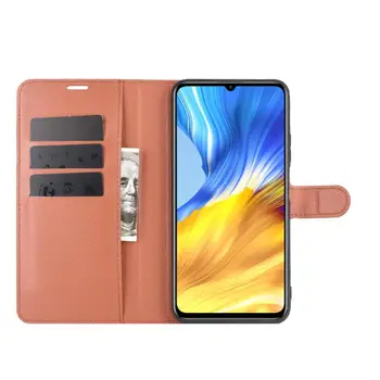 Pre Huawei Honor X10 Max 5G Vysoko Kvalitné Kožené puzdro Magnetické Peňaženky Taška Držiteľa Karty Stojan Flip Mobilný Telefón Ochranný Kryt