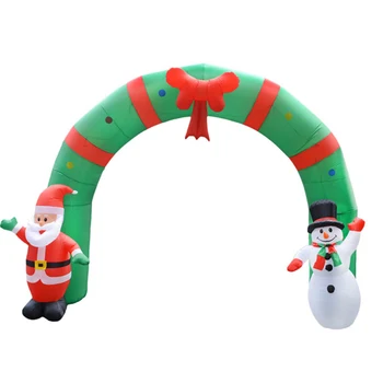 Vianočné Rekvizity Nafukovacie Obrie Arch Santa Claus Snehuliak Vianočné Dekorácie pre Domov Nový Rok Party Rekvizity