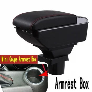 Pre Mini Coupe opierkou box centrálny sklad obsah poľa s držiak popolníka USB Mini R50 podrúčky box