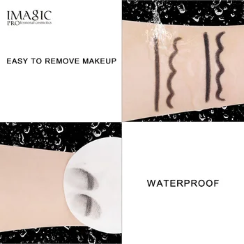 IMAGIC nové 2019 Trvácne Očné linky Waterproof Black make-up Dlhotrvajúci Ľahké Očné linky, Kozmetika Lady Krásy Nástroje
