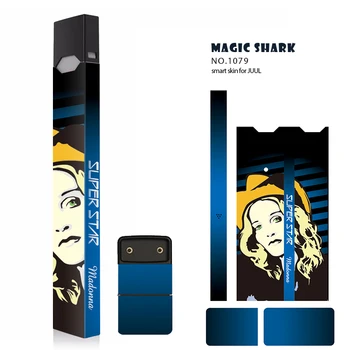 Monroe Madonna Jackson Marilyn Super Star Stereo Film Nálepka Pre Juul Tlač Kryt PVC Kože Prípade Nálepky