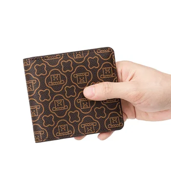 Krátke peňaženky tvorivé peňaženky PVC peňaženka peňaženky pre ženy peňaženky pre ženy, luxusné spojka taška designer wallet mince kabelku