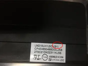 Pripravený zásob LM215UH1 SDB1 LCD displej scren PRE vyrazili 21,5
