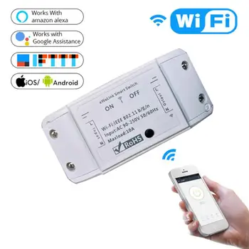 2020 NOVÝ WiFi Smart Light Switch Modul Univerzálny Ističov Časovač DIY Inteligentný Život APP Bezdrôtové Diaľkové Ovládanie Práce S EWeLink