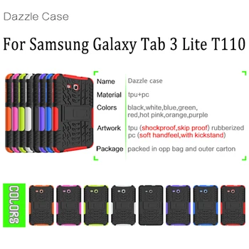 Proti prašnosti Ťažkých TPU Tablet Protecter pevné púzdro Pre Samsung GALAXY Tab 7.0 A 2016 T280 T285 Tablet PC prípade