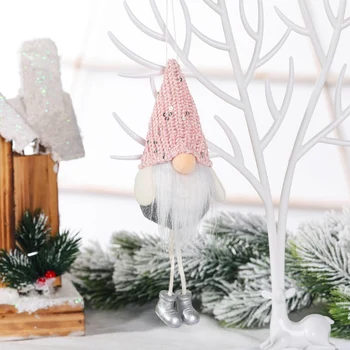 Vianočné dekorácie pre domov anonymný bábika vianoce 2020 Vianočný strom ornament navidad hračka natal dar nového roku 2021 dary