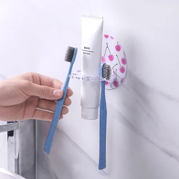 Zubná kefka držiteľ prísavky jednoduchá multi-function zub držiteľ non-vŕtanie wc sacie stenu držiak na zubné kefky
